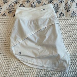 White Lululemon Shorts, Size 14